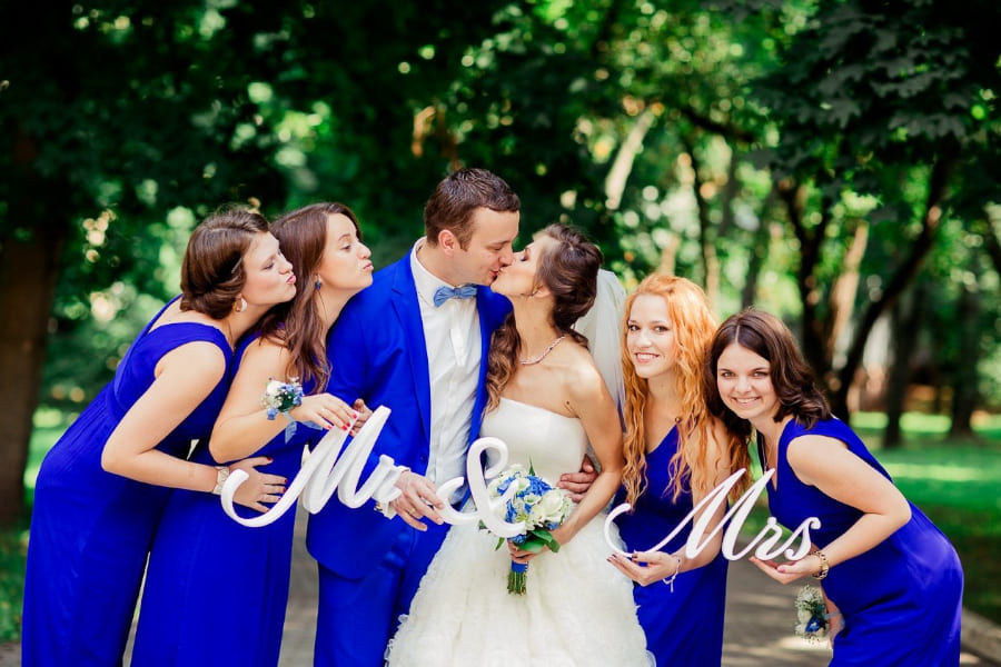 Свадьба в синих тонах, ведущий на свадьбу коллектив ISLAND-ART. #vedemprazdniki